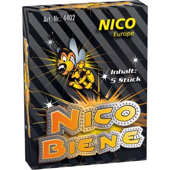 Nico Feuerwerk Silvester Jugendfeuerwerk "Nico Biene" 5er Packung