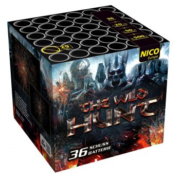 Nico Fireworks Silvester Batterie Feuerwerk "The Wild Hunt" 36 Schuss