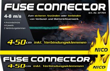 Nico Europe  Silvester Feuerwerks Zubehör " Fuse Connector " 4er Packung