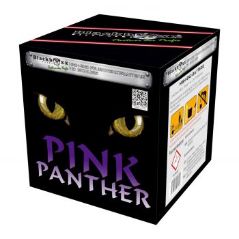 Blackboxx Fireworks Silvester Batterie Feuerwerk "Pink Panther" 13 Schuss