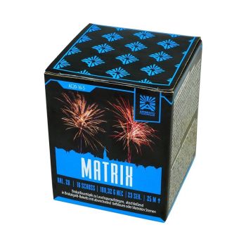 Argento Feuerwerk Silvester Batterie Feuerwerk "Matrix"