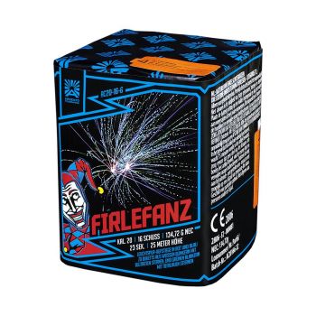 Argento Feuerwerk Silvester Batterie Feuerwerk "Firlefanz" 16 Schuss