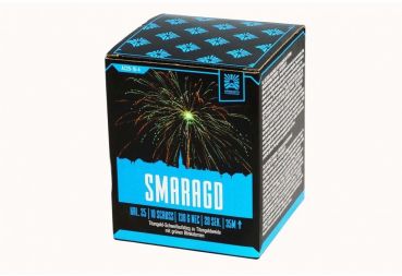 Argento Feuerwerk Silvester Batterie "Smaragd" 10 Schuss
