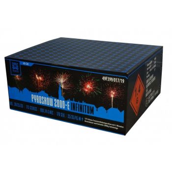 Argento Feuerwerk Silvester Verbund Feuerwerk "Prisma" 107 Schuss