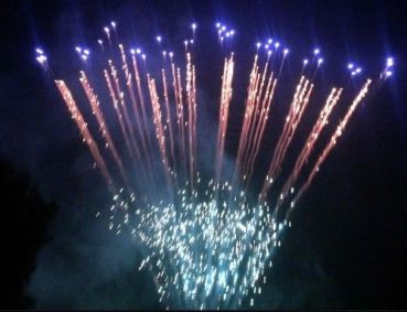Pyrotrade Fireworks Silvester Profi Single Rows "Spring ballet - 3 layer mine" 13 Schuss