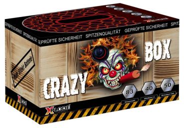 Xpolde Fireworks Silvester Batterie Feuerwerk "Crazy Box" 83 Schuss