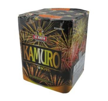 El Gato Fireworks Silvester Feuerwerk Batterie "Kamuro" 25 Schuss