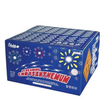 Funke Fireworks Silvester Show-Box "Screaming Chrysanthemum" 100 Schuss