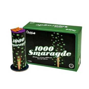 Funke Fireworks Silvester Boden- Leucht- Feuerwerk "1000 Smaragde"