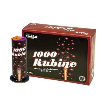Funke Fireworks Silvester Boden- Leucht- Feuerwerk "1000 Rubine"