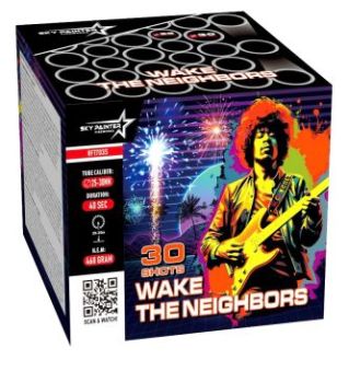 Pyrocentury Fireworks Silvester Batterie Feuerwerk "Wake The Neighbors" Sky Painter 30 Schuss