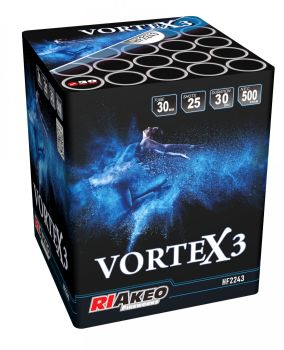 Riakeo Fireworks Silvester Batterie Feuerwerk "Vortex 3" 25 Schuss