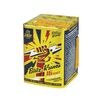 Funke Fireworks Iskra Line Silvester Batterie Feuerwerk "Blitzrums 16 Shot"