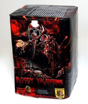 Pyromoravia Fireworks Silvester F2 Batterie Feuerwerk "Bloody Valentine" 16 Schuss