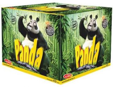 Silvester Batterie Feuerwerk Klasek Fireworks "Panda" 49 Schuss
