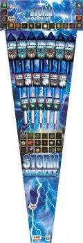 Klasek Fireworks Silvester Profi Rakete F3 "Storm Rocket" 18 Stück