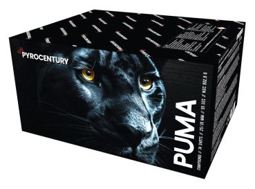 Pyrocentury Fireworks Silvester Verbund Feuerwerk "Puma" 74 Schuss