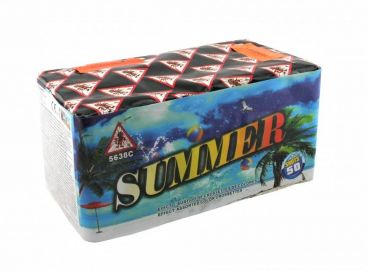 El Gato Fireworks Silvester Feuerwerk Batterie "Summer" 50 Schuss