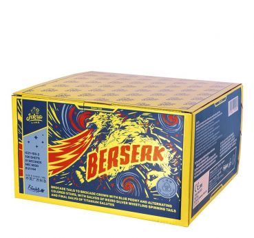 Funke Fireworks Iskra Line Silvester Show-Box "Berserk" 100 Schuss