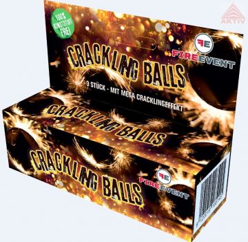 Fireevent Fireworks Silvester Leucht-Bodenfeuerwerk "Crackling Balls"