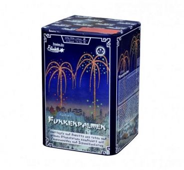 Funke Fireworks Silvester Batterie Feuerwerk "Funkenpalmen" 16 Schuss
