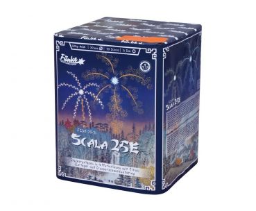 Funke Fireworks Silvester Batterie Feuerwerk "Scala 25 E" 25 Schuss