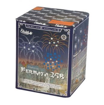 Funke Fireworks Silvester Batterie Feuerwerk "Fermata 25B" 25 Schuss