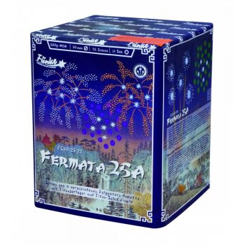 Funke Fireworks Silvester Batterie Feuerwerk "Fermata 25A" 25 Schuss