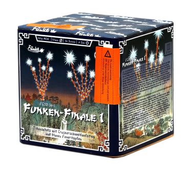 Silvester Batterie Feuerwerk Funke Fireworks "Funken Finale 1" 36 Schuss