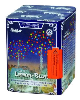 Funke Fireworks Silvester Batterie Feuerwerk "Lemon Blue" 16 Schuss