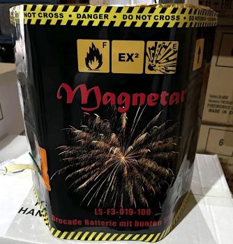 Lonestar Fireworks Silvester F3 Batterie Feuerwerk "Magnetar" 19 Schuss