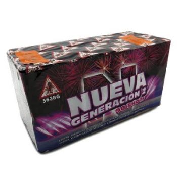 El Gato Fireworks Silvester Feuerwerk Batterie "Nueva Generation 2"