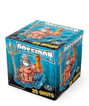 SR Pyro Fireworks Silvester Batterie Feuerwerk "Poseidon" 25 Schuss