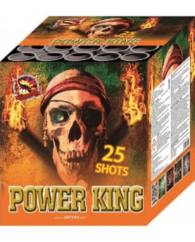 SR Pyro Fireworks Silvester F3 Batterie Feuerwerk "Power King" 25 Schuss