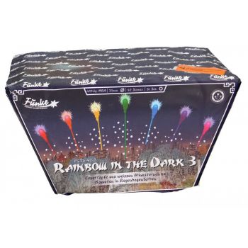 Funke Fireworks Silvester Batterie Feuerwerk "Rainbow in the Dark 3" 42 Schuss