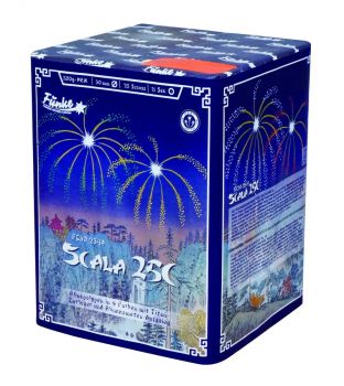Funke Fireworks Silvester Batterie Feuerwerk "Scala 25 C" 25 Schuss