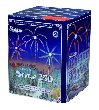 Funke Fireworks Silvester Batterie Feuerwerk "Scala 25 D" 25 Schuss