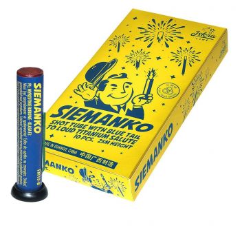 Iskra Feuerwerk Silvester Single Shots "Siemanko" 10er Packung