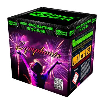 Blackboxx Fireworks Silvester Batterie Feuerwerk "Symphonie" 10 Schuss