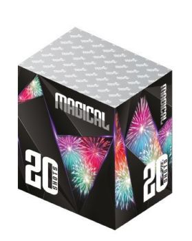 Tropic Fireworks Silvester Batterie Feuerwerk "Magical" 20 Schuss