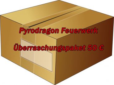 Überraschungs-Paket Silvesterfeuerwerk "Ü-Paket 50"