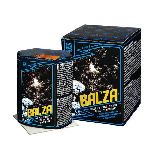 Argento Feuerwerk Silvester Batterie "Balza"