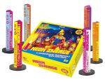 Argento Feuerwerk Silvester Leuchtfeuerwerk "Neon Zwerge" 6er Packung
